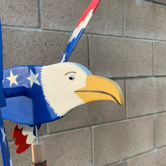 Patriotic Eagle Whirlygig Custom Made - Picture 8 of 8